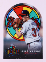 Greg Maddux 1996 Studio Stained Glass Stars #4 at PristineAuction.com