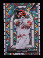 Mike Trout 2022 Panini Prizm Stained Glass #5 at PristineAuction.com