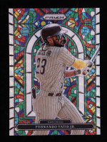 Fernando Tatis Jr. 2022 Panini Prizm Stained Glass Prizms White Wave #1 at PristineAuction.com