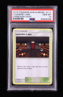 Lysandre Labs 2018 Pokemon Sun and Moon Forbidden Light #111 (PSA 10) at PristineAuction.com