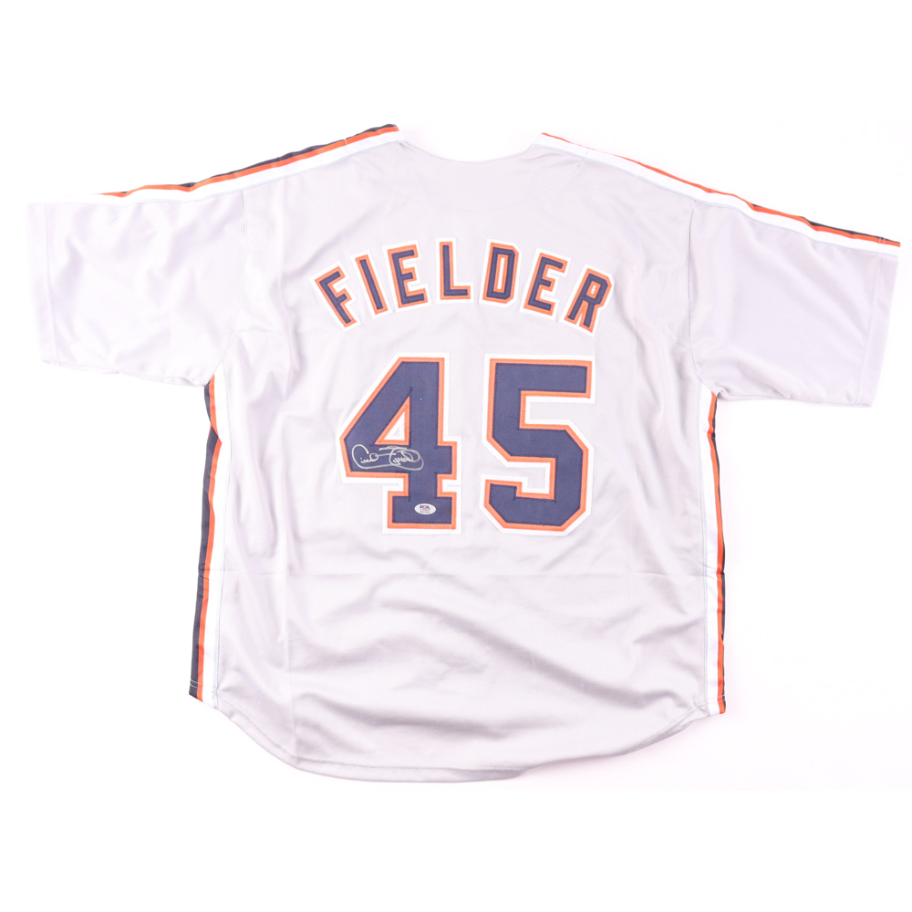 Cecil Fielder Signed Jersey (PSA) at PristineAuction.com