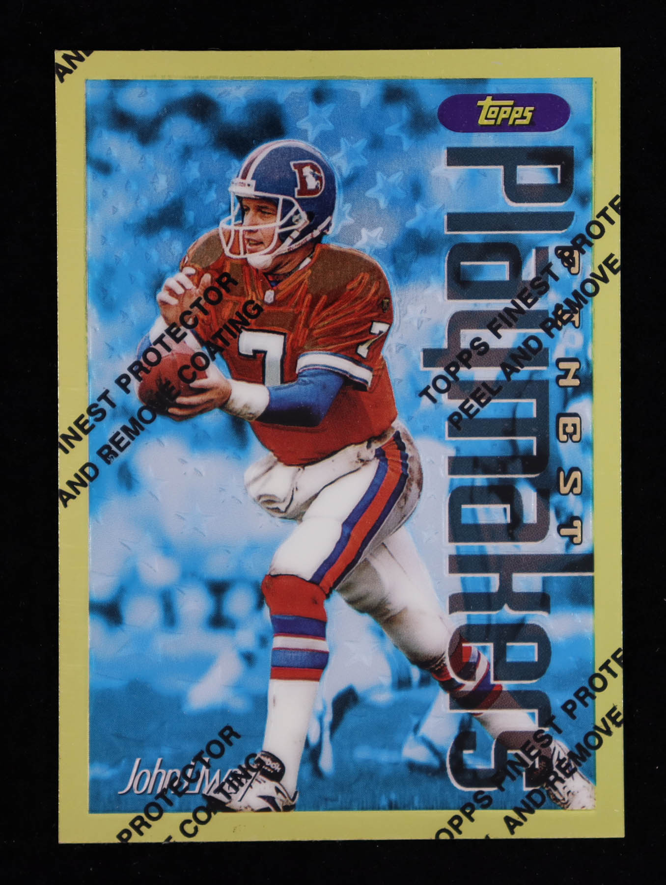 John Elway 1996 Finest #230 G with Coating at PristineAuction.com John Elway 1996 Finest #230 G with Coating at PristineAuction.com