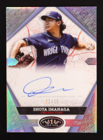 Shota Imanaga 2025 Topps Tier One City Connect Signatures Holo Silver Foil #CCSSI #2/10 at PristineAuction.com