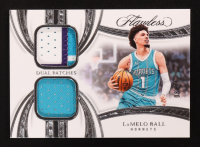 LaMelo Ball 2024-25 Panini Flawless Dual Patches #9 #8/25 at PristineAuction.com
