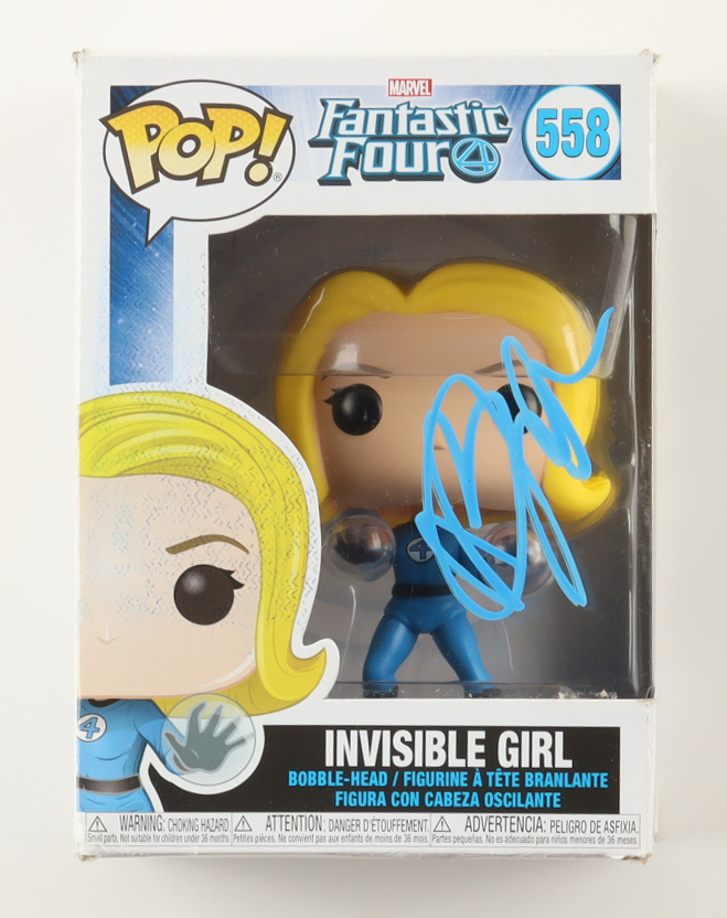 Jessica Alba Signed "Fantastic Four" #558 Invisible Girl Funko Pop! Vinyl Figure (JSA) at PristineAuction.com Jessica Alba Signed "Fantastic Four" #558 Invisible Girl Funko Pop! Vinyl Figure (JSA) at PristineAuction.com