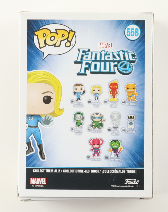 Jessica Alba Signed "Fantastic Four" #558 Invisible Girl Funko Pop! Vinyl Figure (JSA) at PristineAuction.com Jessica Alba Signed "Fantastic Four" #558 Invisible Girl Funko Pop! Vinyl Figure (JSA) at PristineAuction.com