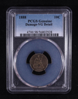 1888 Seated Liberty Silver Dime (PCGS VG Details) at PristineAuction.com