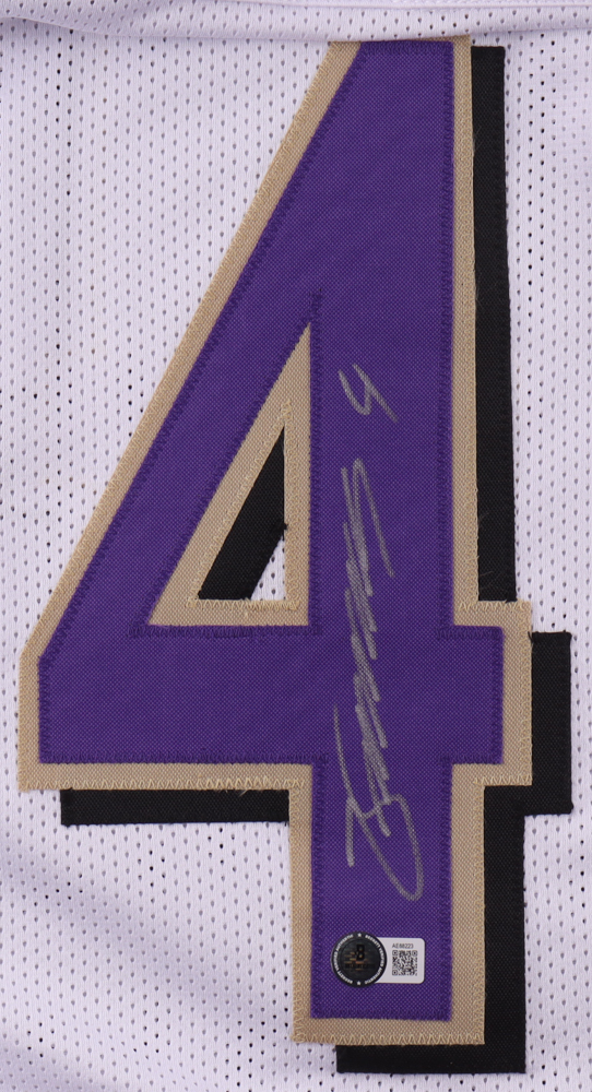 Zay Flowers Signed Jersey (Beckett) at PristineAuction.com Zay Flowers Signed Jersey (Beckett) at PristineAuction.com