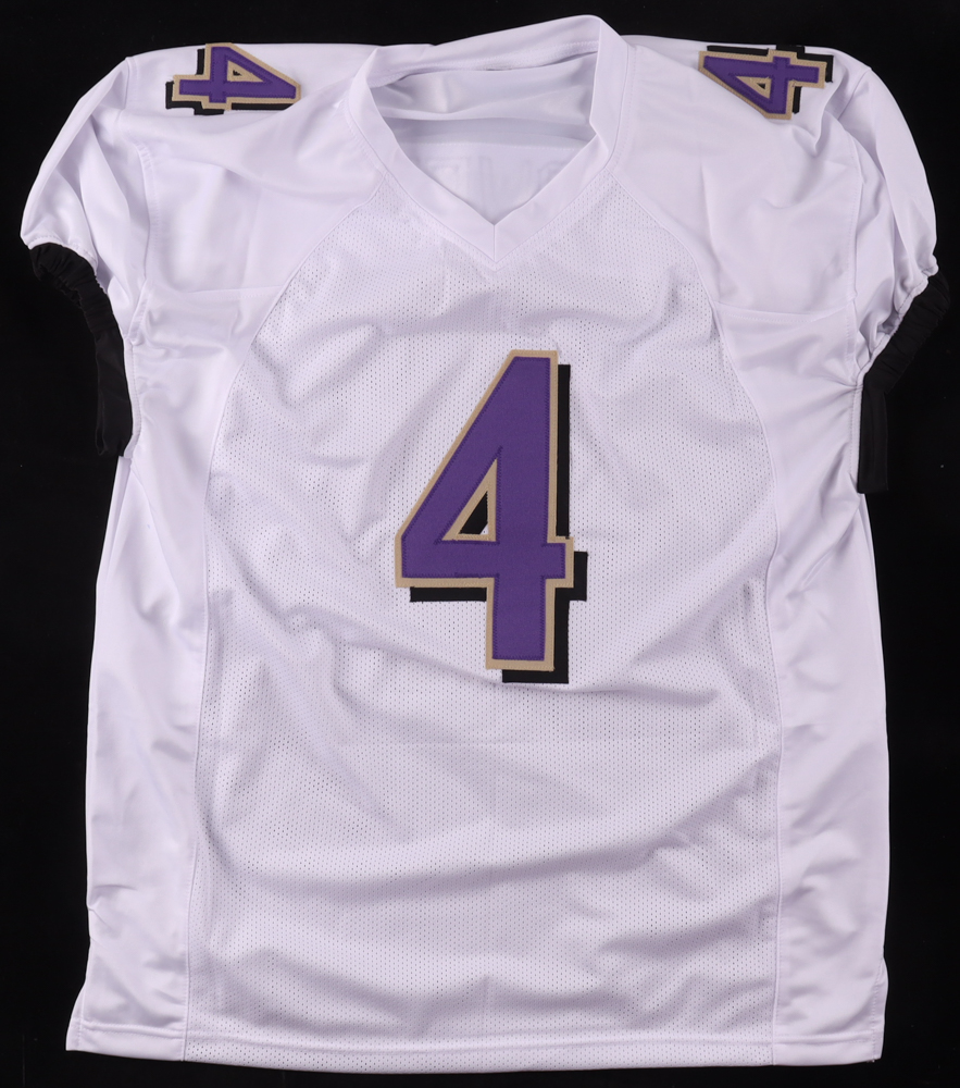 Zay Flowers Signed Jersey (Beckett) at PristineAuction.com Zay Flowers Signed Jersey (Beckett) at PristineAuction.com