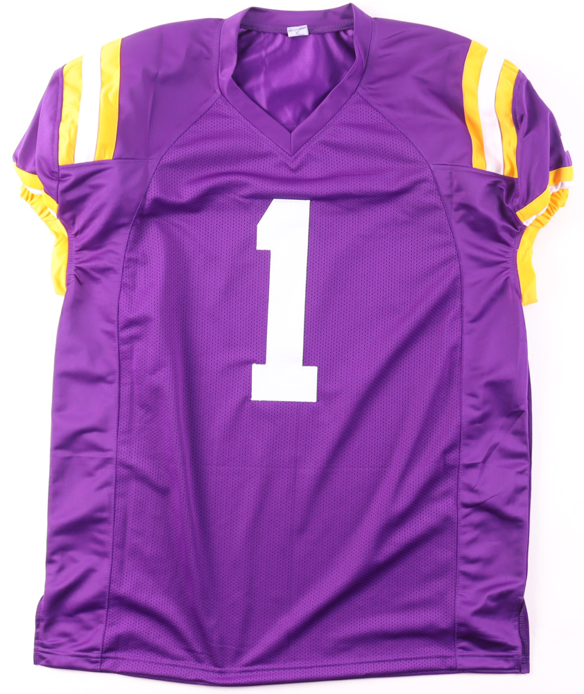 Ja'Marr Chase Signed Jersey (Beckett) at PristineAuction.com Ja'Marr Chase Signed Jersey (Beckett) at PristineAuction.com