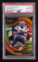 Tom Brady 2020 Select Prizm Orange Die Cut #301 (PSA 10) at PristineAuction.com