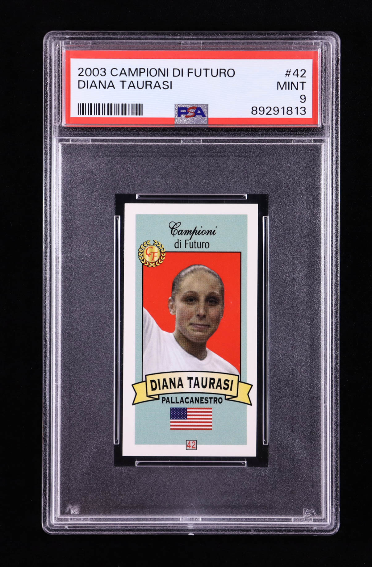 Diana Taurasi 2003 Campioni Di Futuro #42 (PSA 9) at PristineAuction.com Diana Taurasi 2003 Campioni Di Futuro #42 (PSA 9) at PristineAuction.com