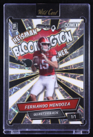 Fernando Mendoza 2025 Wild Card Comix Heisman Bloomington Winner Black and White Laser #FM06 RC #1/1 at PristineAuction.com