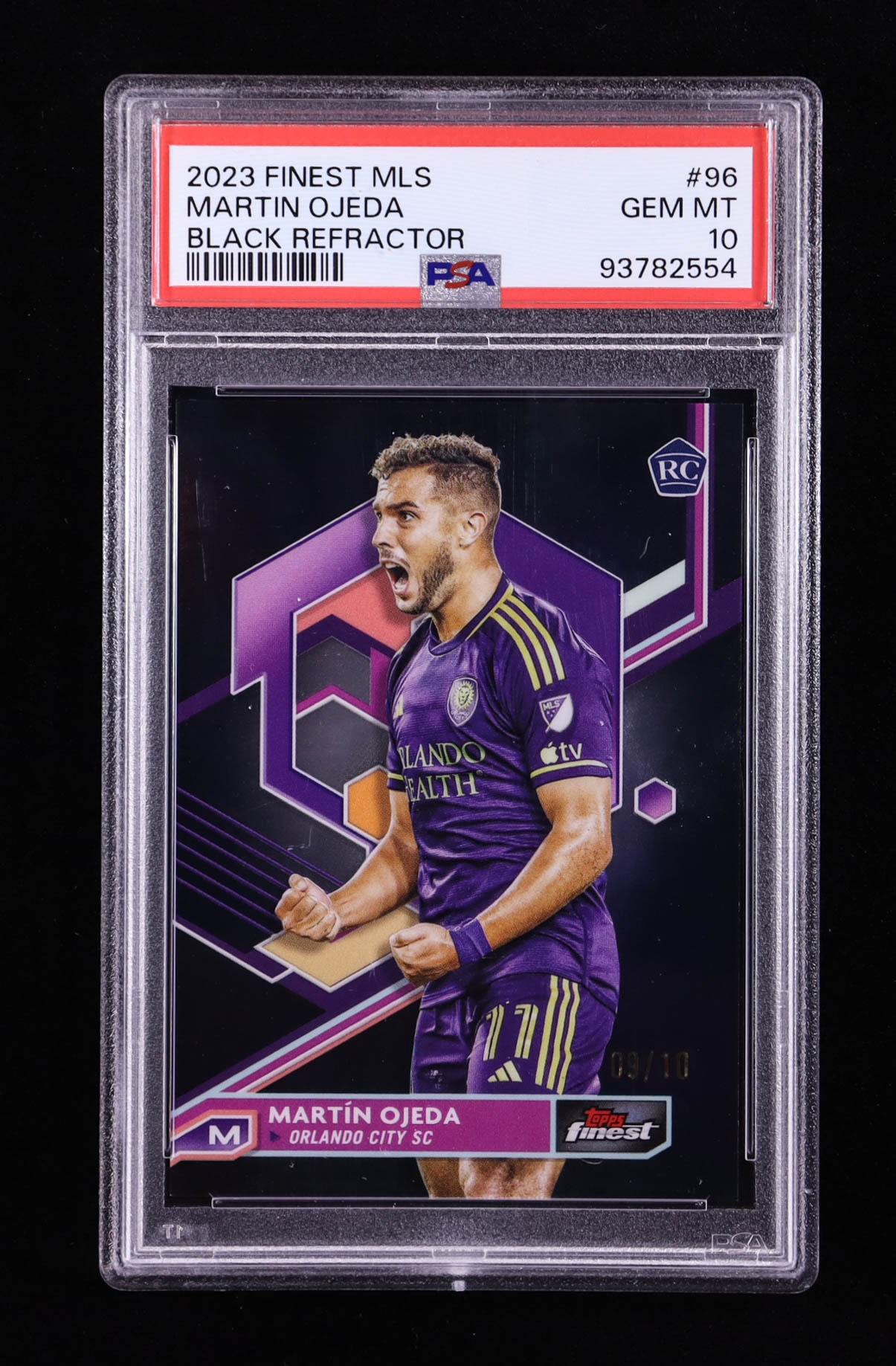 Martin Ojeda 2023 Finest MLS Black Refractors #96 #09/10 RC (PSA 10) at PristineAuction.com Martin Ojeda 2023 Finest MLS Black Refractors #96 #09/10 RC (PSA 10) at PristineAuction.com