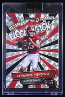 Fernando Mendoza 2025 Wild Card Comix Heisman Bloomington Winner Red and Black Mosaic #FM06 RC #1/2 at PristineAuction.com