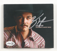 Zach Top Signed "Cold Beer & Country Music" CD Album Cover (JSA) at PristineAuction.com