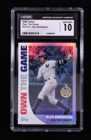 Alex Rodriguez 2008 Topps Own the Game #OTG11 (CGC 10) at PristineAuction.com