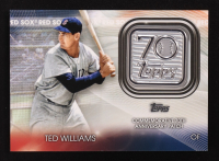 Ted Williams 2021 Topps 70th Anniversary Commemorative Logo Patches #T70PTW S2 at PristineAuction.com