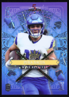 Puka Nacua 2024 Wild Card 5 Card Draw Stacked Deck King of Hearts Laser Blue #PNN #2/2 at PristineAuction.com