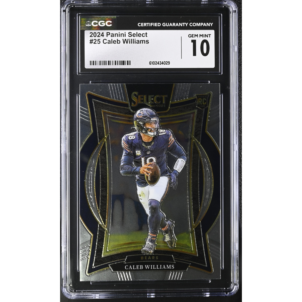 Caleb Williams 2024 Panini Select #25 RC (CGC 10) at PristineAuction.com