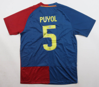 Carles Puyol Signed F. C. Barcelona Nike Authentic Jersey (Beckett) at PristineAuction.com