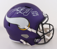 Adrian Peterson Signed Vikings Full-Size Speed Helmet Inscribed "2007 ROY", "2017 MVP", & "ALL DAY" (JSA) at PristineAuction.com