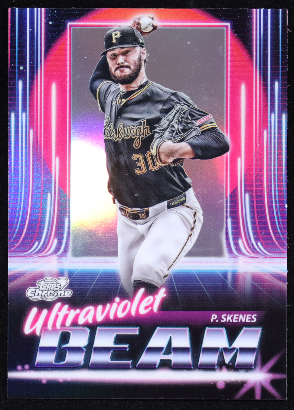 Paul Skenes 2025 Topps Cosmic Chrome Ultraviolet Beam #UB20 at PristineAuction.com Paul Skenes 2025 Topps Cosmic Chrome Ultraviolet Beam #UB20 at PristineAuction.com