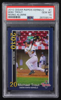 Mike Trout 2010 Cedar Rapids Kernels Rising Alumni #1 RC (PSA 10) at PristineAuction.com