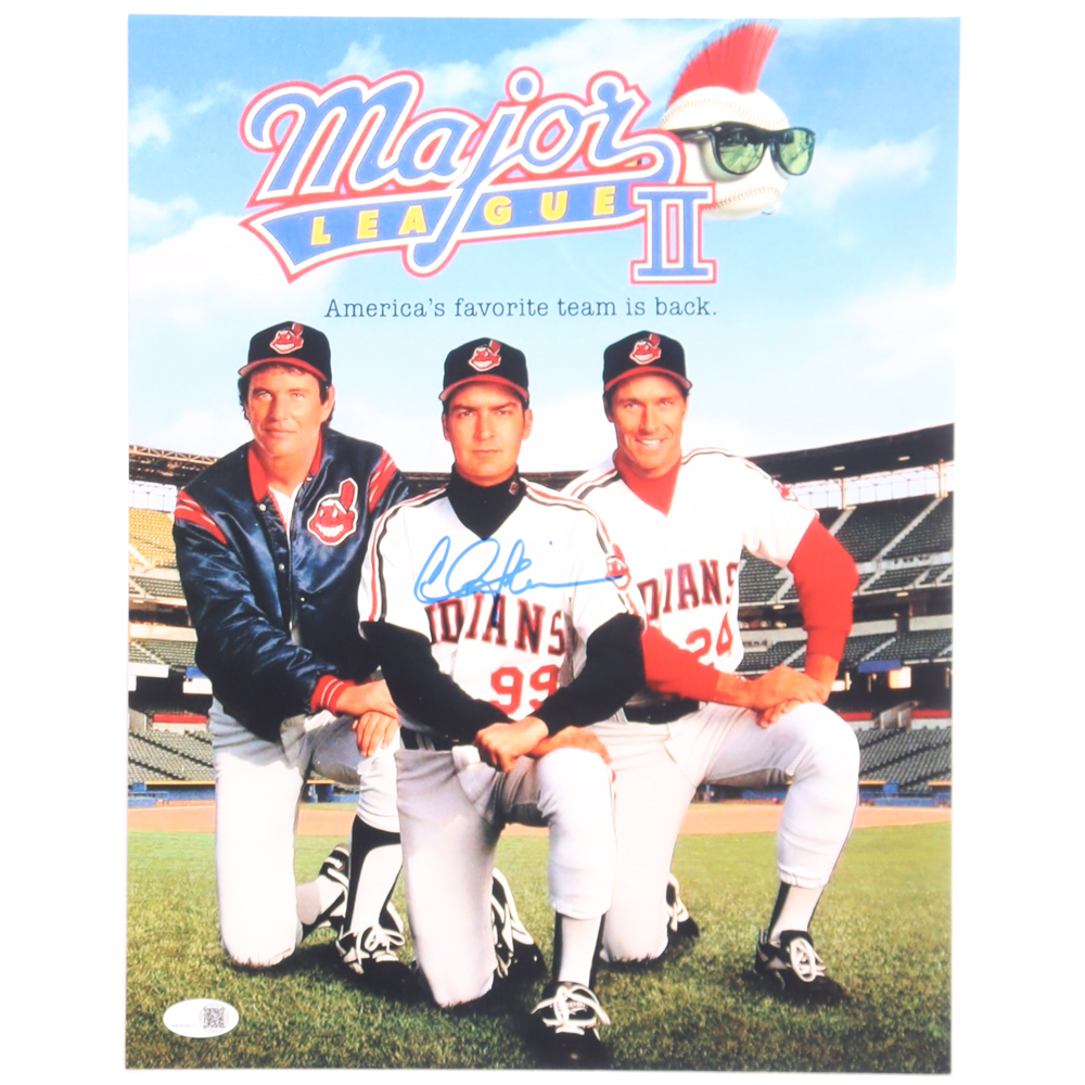 Charlie Sheen Signed "Major League" 11x14 Photo (JSA) at PristineAuction.com