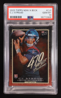 CJ Stroud 2023 Topps Now CJ Stroud Record Breaker #CJ1 RC (PSA 10) at PristineAuction.com