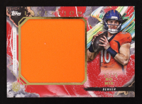 Bo Nix 2024 Topps Inception Rookie Jumbo Relics Red #RJRBN RC #31/75 at PristineAuction.com