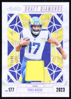 Puka Nacua 2024 Absolute Draft Diamonds Jerseys Holo Silver #3 #13/49 at PristineAuction.com