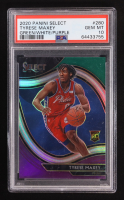 Tyrese Maxey 2020-21 Select Prizms Green White Purple #280 RC (PSA 10) at PristineAuction.com