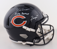 D'Andre Swift & Kyle Monangai Signed Bears Full-Size Speed Helmet Inscribed "Bruise Brothers" (JSA) at PristineAuction.com