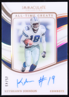 Keyshawn Johnson 2023 Immaculate Collection All Time Greats Signatures #4 #05/49 at PristineAuction.com