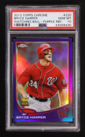 Bryce Harper 2013 Topps Chrome Purple Refractors #220 (PSA 10) at PristineAuction.com