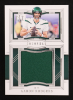 Aaron Rodgers 2023 Panini National Treasures Colossal Materials #1 #19/49 at PristineAuction.com