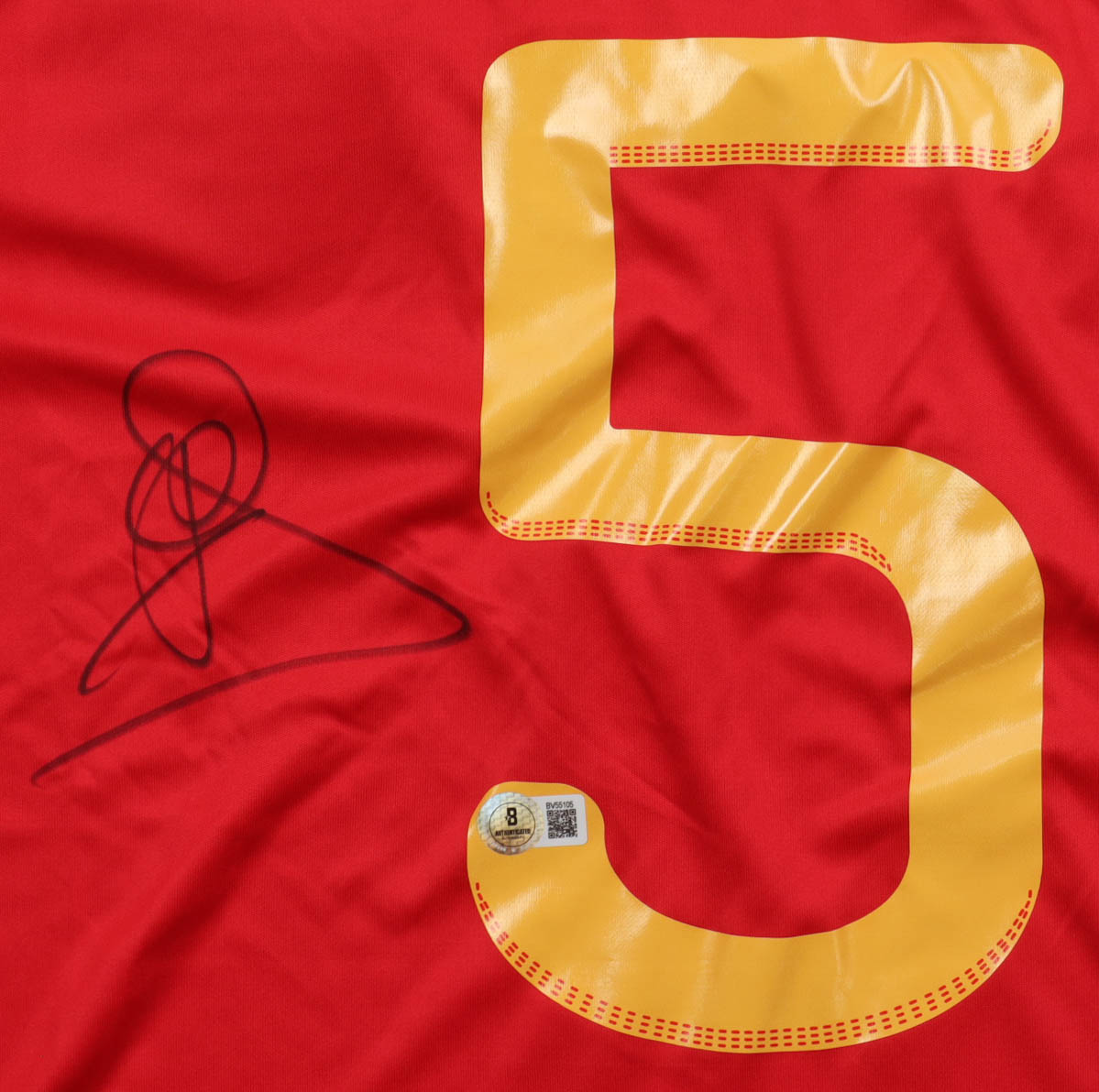 Carles Puyol Signed Spain Adidas Authentic Jersey (Beckett) at PristineAuction.com Carles Puyol Signed Spain Adidas Authentic Jersey (Beckett) at PristineAuction.com