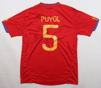 Carles Puyol Signed Spain Adidas Authentic Jersey (Beckett) at PristineAuction.com