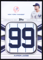 Aaron Judge 2022 Topps Commemorative Player Jersey Number Medallions #JNMAJ at PristineAuction.com