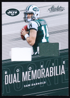 Sam Darnold 2018 Absolute Rookie Dual Memorabilia #4 RC at PristineAuction.com