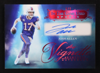 Josh Allen 2024 Leaf ITG Used Sports Vignette Autographs Pink #VJA1 #4/8 at PristineAuction.com