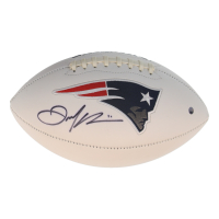 Julian Edelman Signed Patriots Logo Football (Steiner) at PristineAuction.com