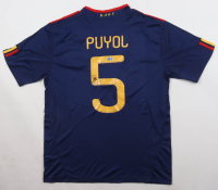 Carles Puyol Signed Spain Adidas Authentic Jersey (Beckett) at PristineAuction.com
