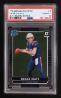 Drake Maye 2024 Donruss Optic '14 Retro Series #3 RC (PSA 10) at PristineAuction.com
