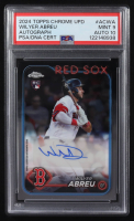 Wilyer Abreu 2024 Topps Chrome Update Autographs #ACWA RC (PSA 9 | Autograph Graded PSA 10) at PristineAuction.com