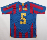 Carles Puyol Signed F. C. Barcelona Nike Authentic Jersey (Beckett) at PristineAuction.com