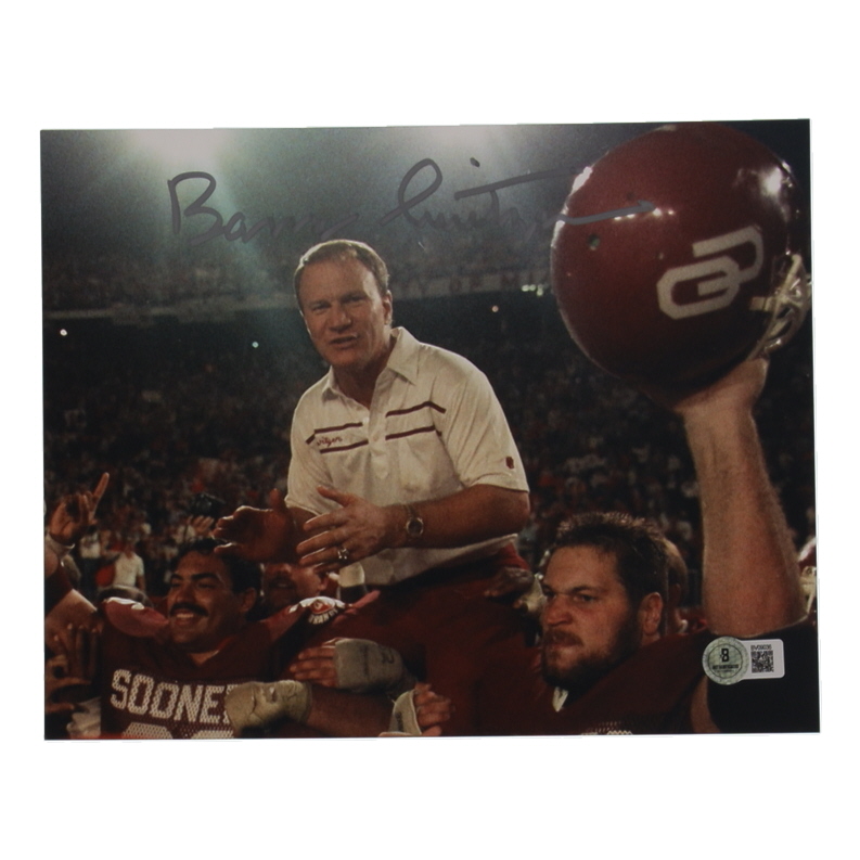 Barry Switzer Signed Oklahoma Sooners 8x10 Photo (Beckett) at PristineAuction.com Barry Switzer Signed Oklahoma Sooners 8x10 Photo (Beckett) at PristineAuction.com