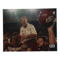 Barry Switzer Signed Oklahoma Sooners 8x10 Photo (Beckett) at PristineAuction.com