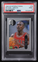 Michael Jordan 1998 Upper Deck International MJ Stickers The Man #76 (PSA 9) at PristineAuction.com